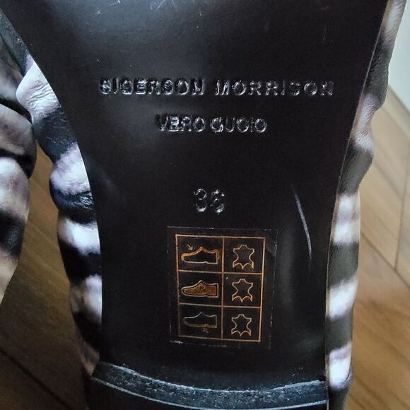 🆕️ Sigerson Morrison Lahela Ruched Pointed Toe Flats in Tie Dye Sz 36 - Picture 12 of 12